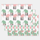 Search for gnome holiday wrapping paper Christmas gnomes
