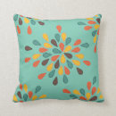 Search for turquoise and orange pillows Yellow