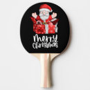 Search for santa claus ping pong paddles Xmas