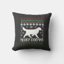 Search for ugly christmas sweater pillows Animal