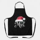 Search for matching for couples aprons Santa