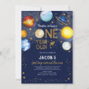Search for galaxy 1st birthday invitations Outer space birthday