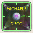 Search for the 70s glass coasters Disco