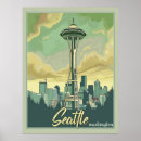 Search for vintage seattle posters Washington
