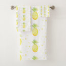 Search for pineapple bath towels Yellow