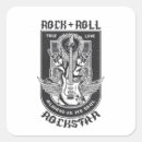 Search for rock guitar stickers Black and white