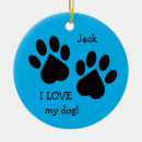 Search for i love my dog ornaments Puppy