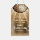 Search for metallic gold gift tags 50th