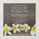 Search for frangipani wedding invitations Plumeria