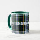 Search for green and white gingham pattern mugs Tartan