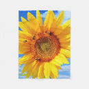 Search for sunflower photo blankets Yellow