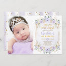 Recherche de gold 1ans anniversaire invitations Girl