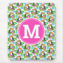 Search for tropical birds mousepads Blue