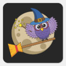 Search for flying broomstick stickers Halloween