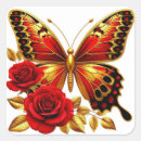 Search for golden butterfly stickers Floral