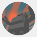 Search for cartoon robot stickers Colourful