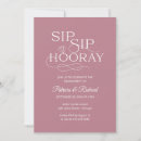 Search for sip sip hooray invitations Simple