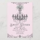 Search for chandeliers light invitations Vintage