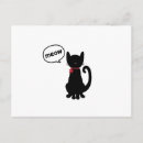Recherche de meow cartes postales Noir