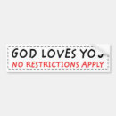 Search for god loves you bumper stickers Bible