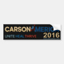 Search for carson bumper stickers Republican