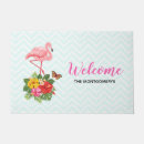 Search for flamingo doormats Tropical flowers