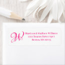 Search for hot return address labels Pink