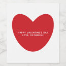 Search for valentine wine labels Heart