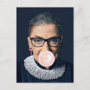 Recherche de femmes célèbres cartes postales Ruth bader ginsburg