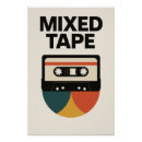 Recherche de cassette tape posters Rétro