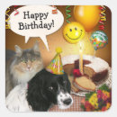 Search for dog birthday stickers Cake