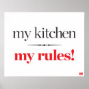 Search for kitchen rules posters Home