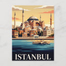 Search for istanbul travel postcards Illustration