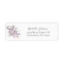 Search for lavender return address labels Floral