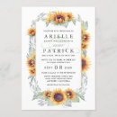 Recherche de watercolor sunflower invitations Vintage