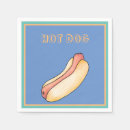 Recherche de hot dogs serviettes Rétro