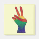 Recherche de signes de paix magnets Psychédélique