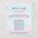 Search for makeup artist flyers Pastel