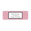 Search for modern dots return address labels Classy
