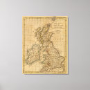 Search for british isles map canvas prints Ireland