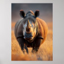 Recherche de rhinocéros posters Espèce menacée