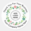 Search for floral logo stickers Business