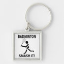 Search for badminton player keychains Smash