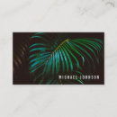 Recherche de feuille tropical cartes visite Jardinier