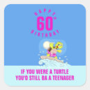 Search for funny 60th stickers Sixty