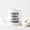 Search for mahjong mugs Funny