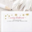 Search for post return address labels Festive