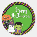 Search for happy halloween frankenstein stickers Monster