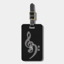 Search for music luggage tags Bass