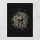 Search for floral skull postcards Halloween